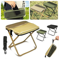 **AdventureEase Foldable Backpack Stool™**