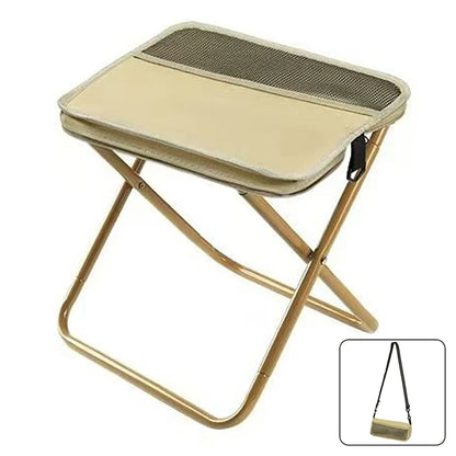 **AdventureEase Foldable Backpack Stool™**