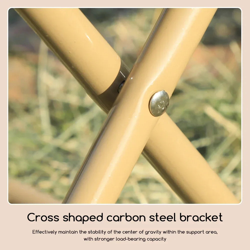 **AdventureEase Foldable Backpack Stool™**